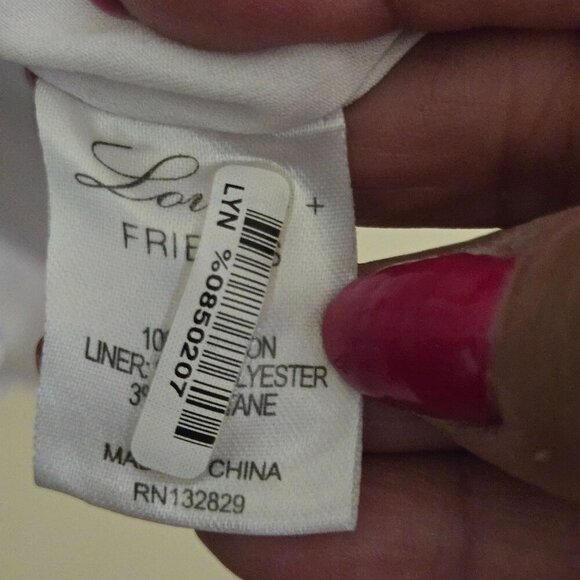 Lovers + Friends Carmella Romper Off Shoulder Balloon Sleeve Bella Scarf Size XS - Picture 12 of 12